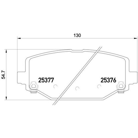 Pagid Brakes Brake Pad Set Disc Brake, 355020311 355020311
